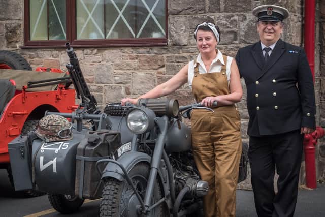 A previous Morecambe 1940's revival event. Pictured are Gill Dring and Alex Wetton.