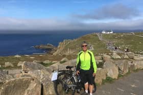 Gillian Sheath is undertaking a Lancaster to Cardiff cycle challenge.