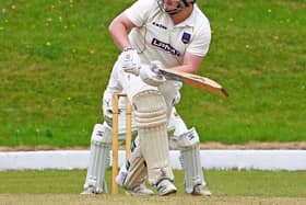 Steven Fisher hit 45 in Lancaster's defeat at Fulwood and Broughton on Monday Picture: Tony North