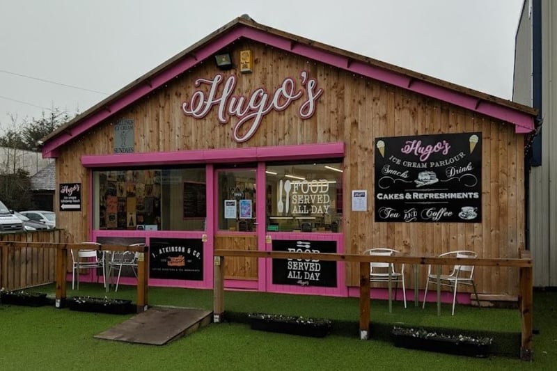 Hugo's hosts a selection of 28  flavours of Wallings ice creams and sorbets and an array of ice cream desserts for all taste buds. Find the ice cream parlour and coffee shop next to The Countyside Flooring Company on the A6 (Lancaster Road) at Forton.
