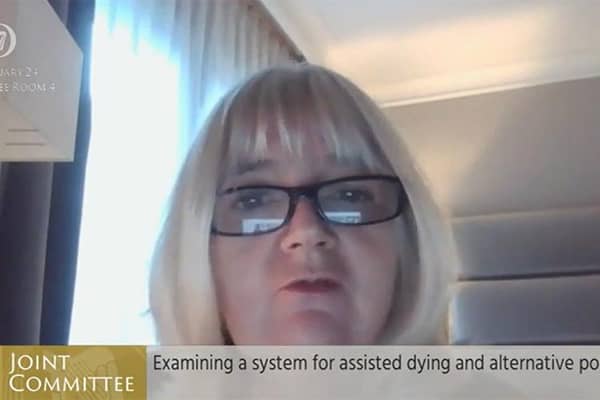 Lancaster University Professor Nancy Preston has given evidence before the Irish Parliament’s Joint Committee on Assisted Dying.