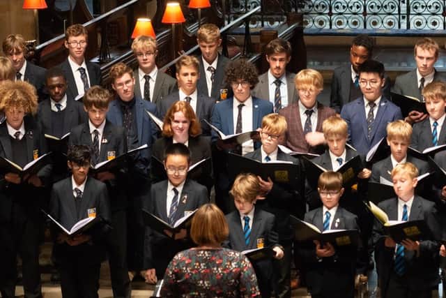 Some of the members of LRGS choir.