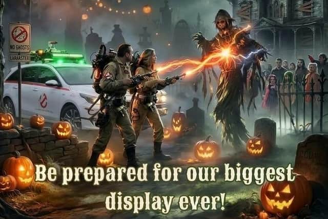 An annual charity Halloween display in Morecambe promises to be bigger than ever this year.