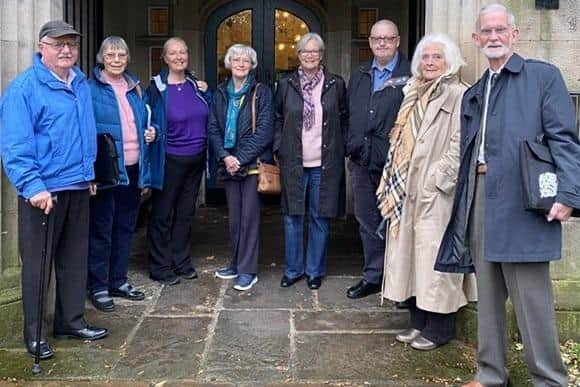 Friends of Royal Lancaster Infirmary members with Bay Hospitals Charity manager Judith Read.