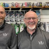 Kirkby Lonsdale Golf Club's two new PGA professionals Andy Duncan (left) and Steve Whiteside.
