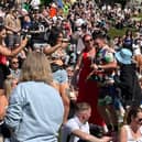 Music lovers at the Highest Point Music Festival in Williamson Park