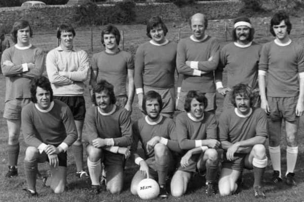 Hest Bank circa 1970s. Back row: Dave Campbell, John Norfolk, Clive Moorby, Peter Parker, Chris Knowles, Dave Heaton, Steve Long. Front row: Ian Campbell, Martin Lumb, Mick Heaton, Nick Askew, Mike Shepherd.