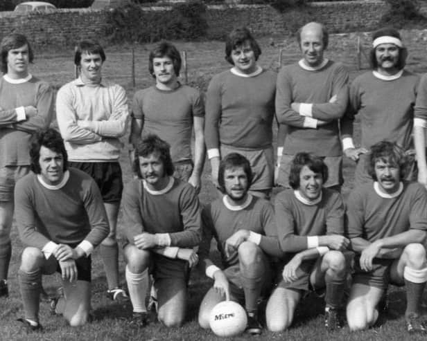 Hest Bank circa 1970s. Back row: Dave Campbell, John Norfolk, Clive Moorby, Peter Parker, Chris Knowles, Dave Heaton, Steve Long. Front row: Ian Campbell, Martin Lumb, Mick Heaton, Nick Askew, Mike Shepherd.