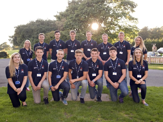 Heysham Power Station apprentices in 2014.