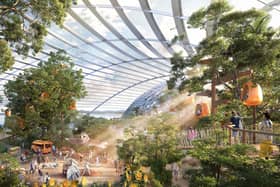 An artists' impression of the Eden Project North.