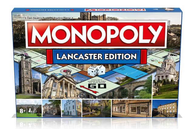 The new Monopoly: Lancaster Edition board game.