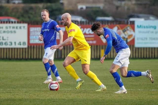 Lancaster’s ​Niall Cowperthwaite is a big supporter of Non-League Day Photo: MICHAEL PORTER PHOTOGRAPHY