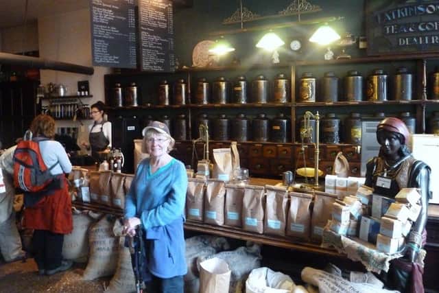 Patricia Hirst pictured in Atkinson's shop in Lancaster.