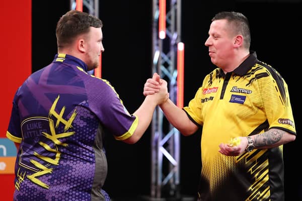 Dave Chisnall lost to Luke Littler at the weekend Picture: PDC