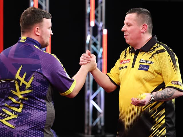 Dave Chisnall lost to Luke Littler at the weekend Picture: PDC