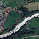 The site of the land Applethwaite want to build 90 homes on.