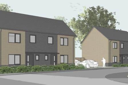 How the new housing in Slyne Road will look.