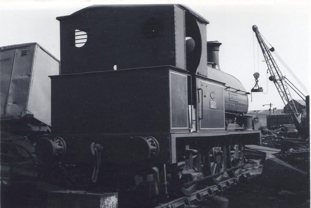0-6-0ST 'Lindsay' Maudland Metals, Preston June 1970. Former Wigan Coal & Iron Co. locomotive bult in 1887. Was active at Steamtown Carnforth for several years.