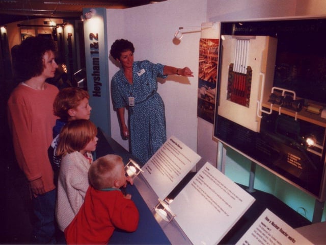 The old Heysham Power Station Visitor Centre.