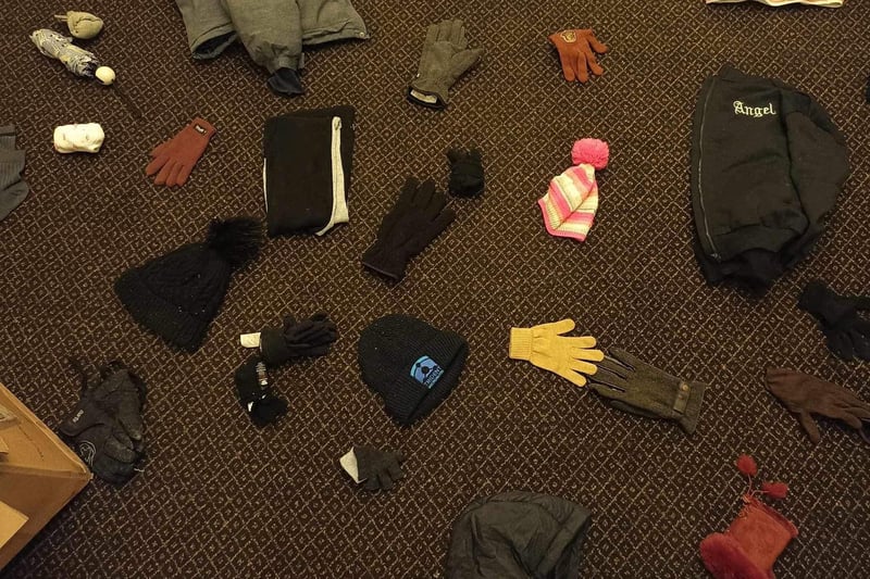 A coat, pairs of gloves and single gloves are all lost property at Lancaster on Ice that needs to be claimed.