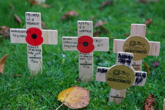 A number of remembrance services have been arranged across the Lancaster district this November. Photo by Joshua Brandwood