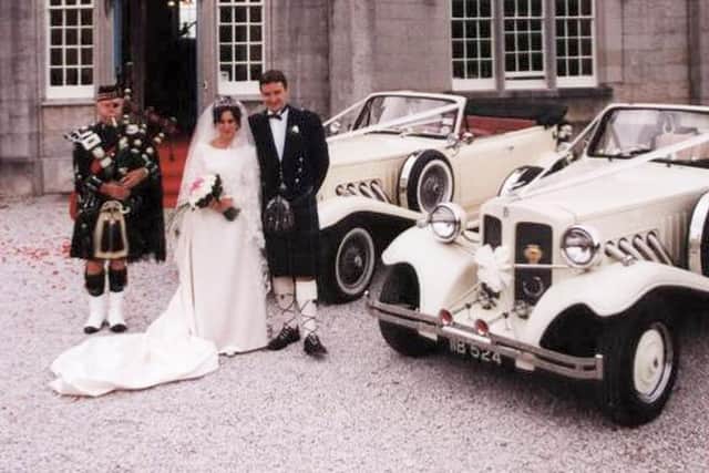 Mr and Mrs Kelvin and Pilar Seddon were the first couple to actually have their ceremony at Leighton Hall on August 10 2002.