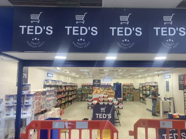 The new discount store, Ted's, in Morecambe's Arndale shopping centre. Picture: Ted's Terrific Everyday Deals.