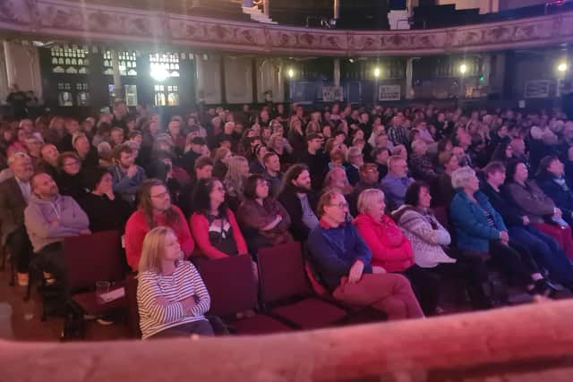 The audience at Morecambe Poetry Festival.