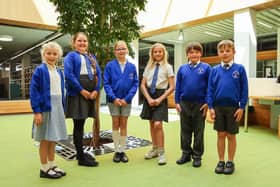 The team of Little Researchers from Thurnham Glasson CE Primary School, whose project focused on the wildlife and history of the local dock.