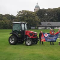 Newly donated tractor will help Lancaster grammar school continue its sporting success