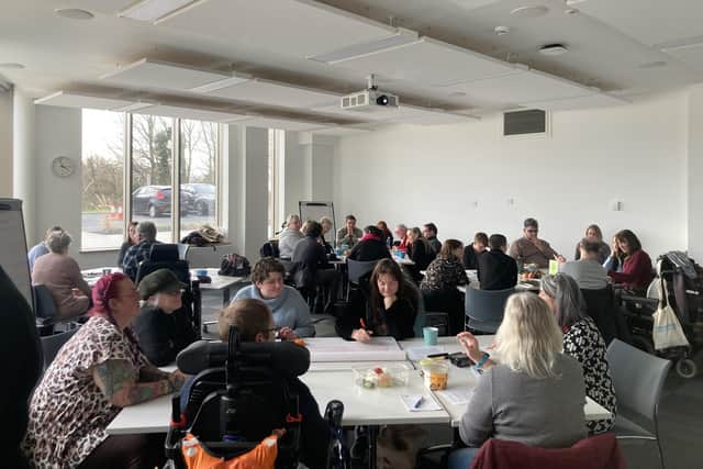 Community conversations about disability access were held at Lancaster University.