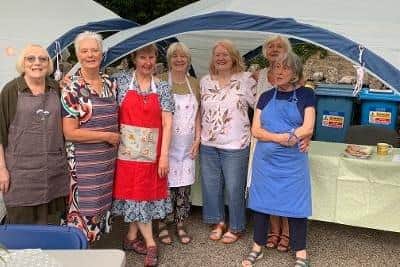 Some of the Thrifty Ladies of Silverdale Village Institute.