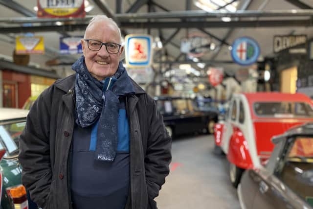 Blackpool's Don Sidebottom who created the Lakeland Motor Museum for his incredible classic car collection