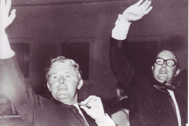 Rare pictures show comedy legend Eric Morecambe visiting Lancaster and ...