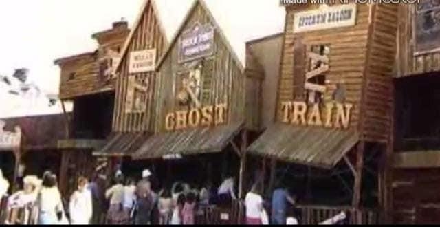 The ghost train at Frontierland in Morecambe. Picture courtesy of Mac D McAllister.
