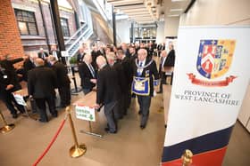 Freemasons gather at the Winter Gardens' new conference centre facilities for the Provincial Grand Lodge of West Lancashire 2022 meeting