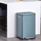 The EKO X Cube Kitchen Bin boasts a sleek design