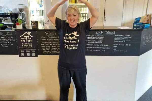 Tricia Rawlinson, owner of the Whale Tail Café in Lancaster.