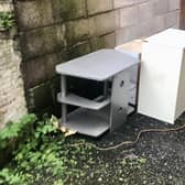 Flytippers have struck again on a Morecambe back street by dumping furniture.