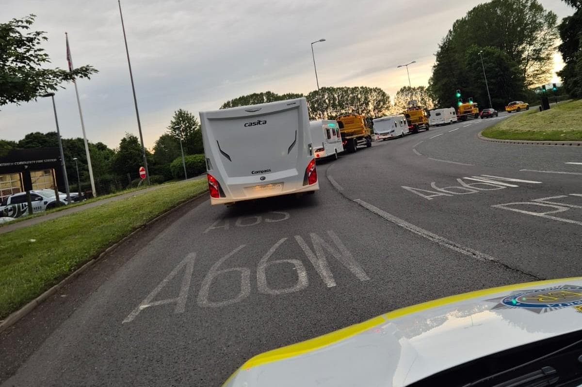 Police make two arrests, seize suspected stolen caravans, and shut down illegal camp ahead of popular Cumbrian Horse Fair - Vimarsana News