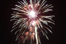 The grand fireworks finale at Light Up Lancaster.