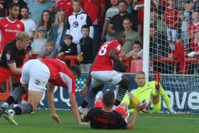 Morecambe beat Stoke City in the Carabao Cup last August Picture: Ian Lyon