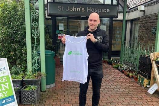 Mark Hinchliffe at St John’s Hospice.