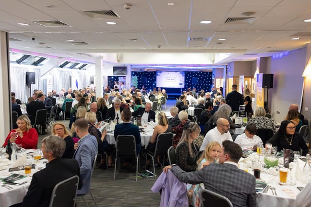 Guests enjoy the Best of The Bay Awards at the Mazuma Stadium, Morecambe.