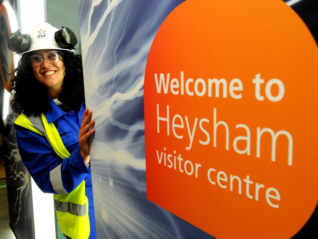 Heysham Power Station Visitor Centre co-ordinator, Donna Diamond.