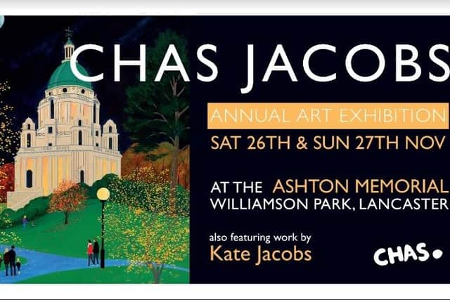 Chas Jacobs is holding his 25th art exhibition at the Ashton Memorial.
