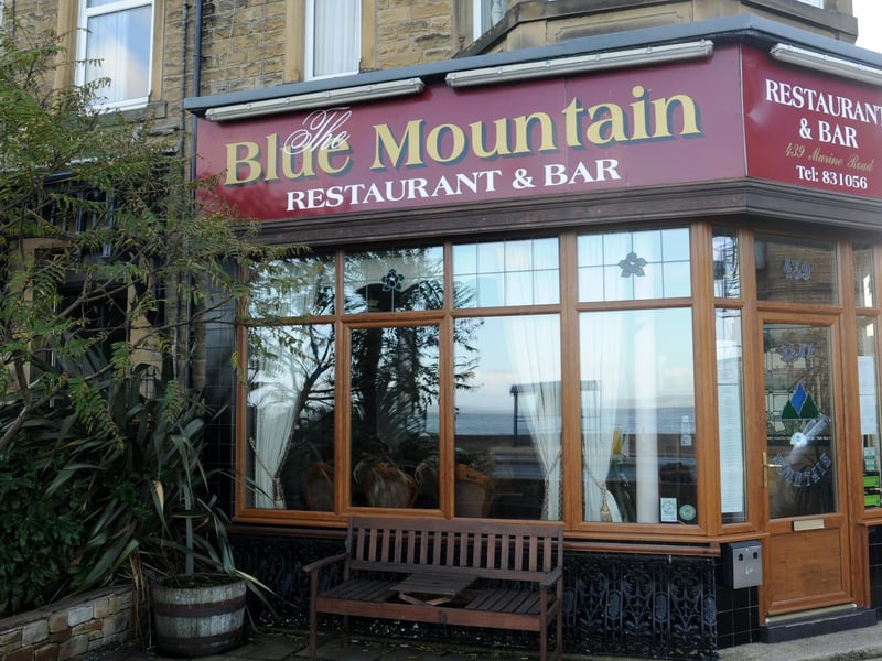 The Blue Mountain restaurant and bar on Marine Road East has a rating of 4.5 out of 5 from 225 Google reviews.