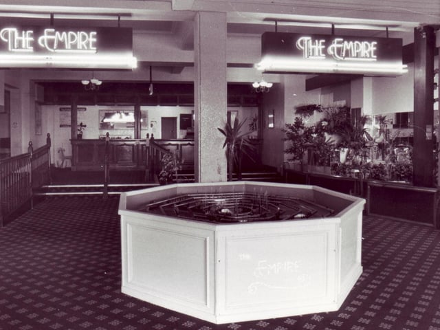 The foyer of The Empire nightclub on Morecambe promenade.