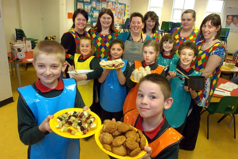 Lancaster Road Primary school's After School Club children cooked up a healthy cookery club  with help from teacher Gail Seymour, learning mentor Andrea Lawton, SSA Nicky Miller and parents. On the final day of their course they received certificates.