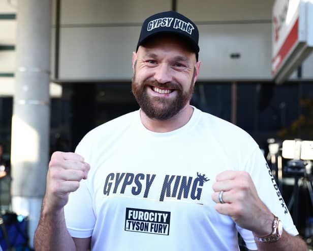 Tyson Fury's nutritionist has shared the boxer's meal plan in the week leading up to his fight with Francis Ngannou. (Photo by Chris Hyde/Getty Images)